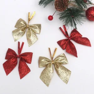 Christmas Glitter Bows Wholesale