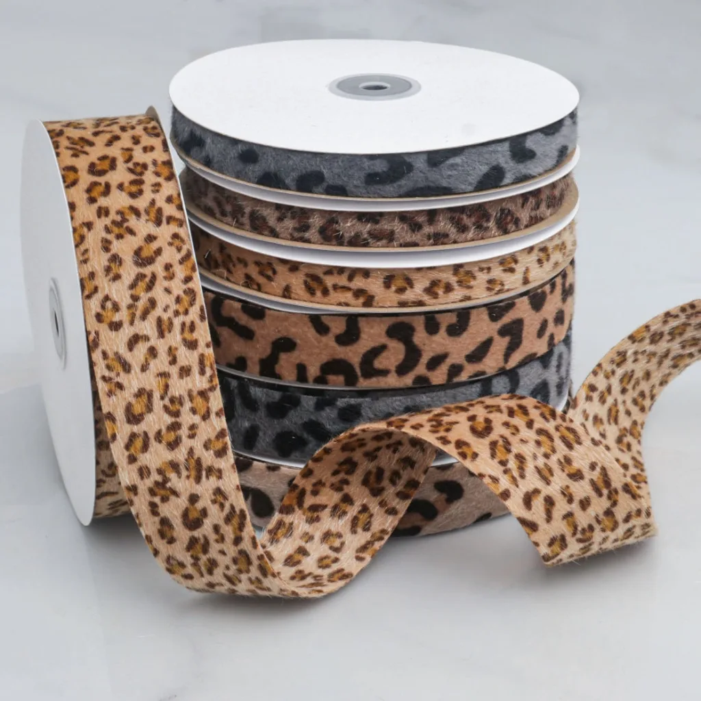 leopard print ribbon